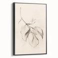 Minimalist Leaf Sketch – Modern Line Art for Clean and Simple Decor