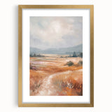 Minimalist Landscape Art – Abstract Nature Painting for Modern Decor
