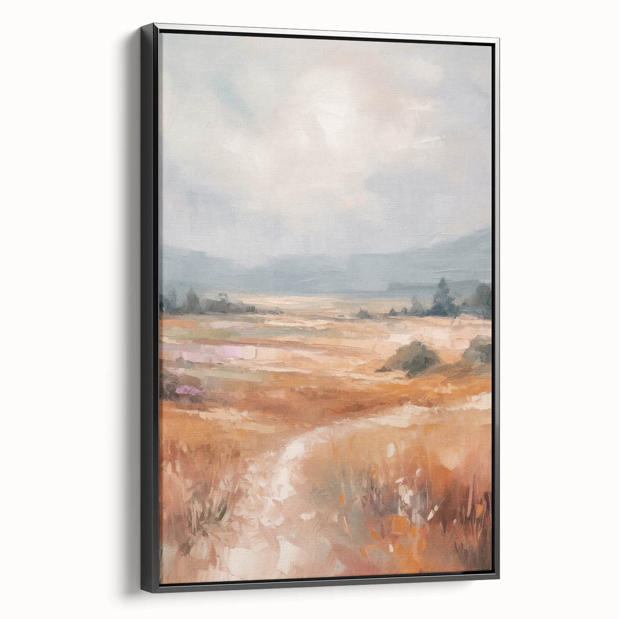 Minimalist Landscape Art – Abstract Nature Painting for Modern Decor
