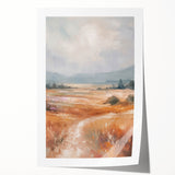 Minimalist Landscape Art – Abstract Nature Painting for Modern Decor