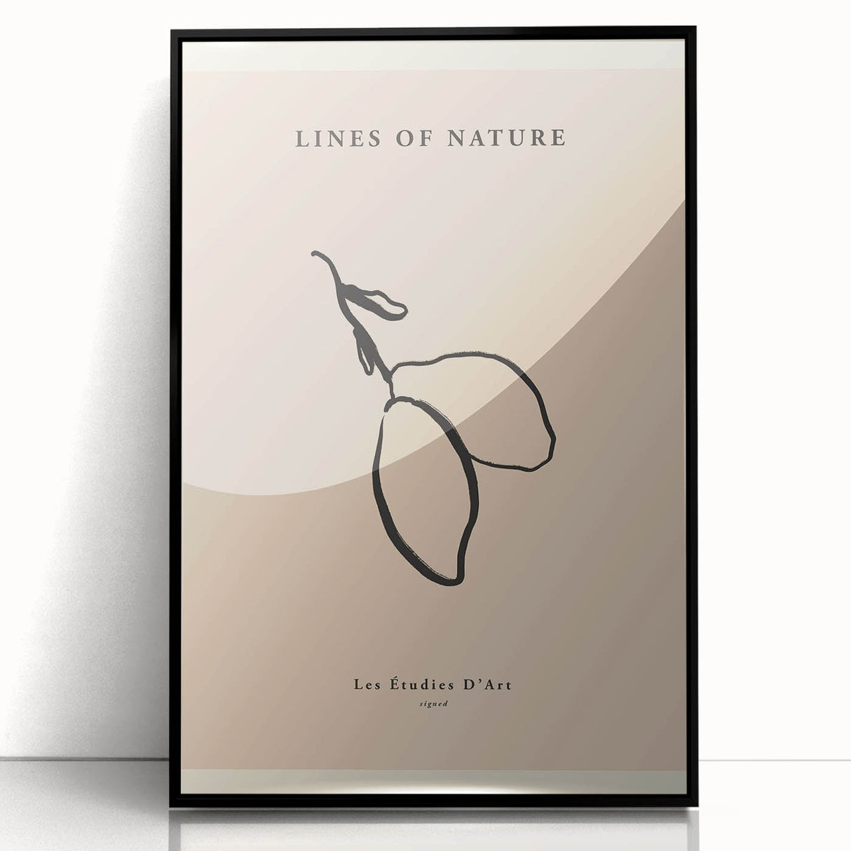 Minimalist Botanical Line Art – Simple Abstract Nature-Inspired Decor