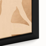 Minimalist Art Print – Elegant Silhouette in Earthy Tones