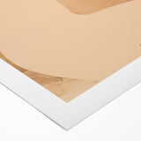 Minimalist Art Print – Elegant Silhouette in Earthy Tones