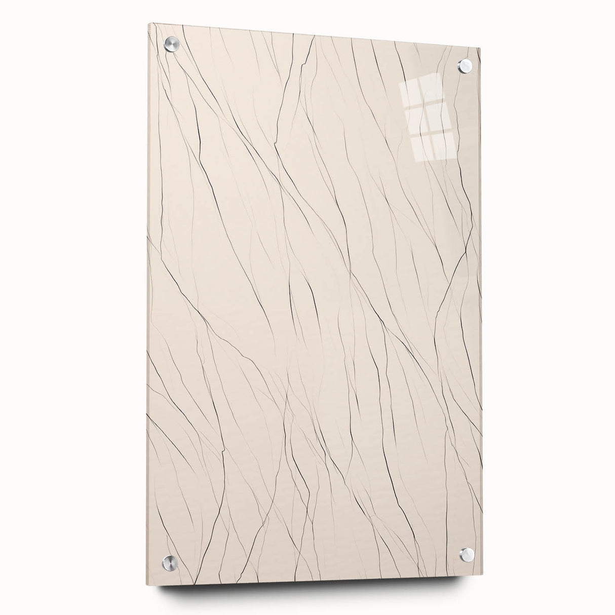 Minimalist Wall Art – Abstract Clean Line Pattern in Neutral Tones