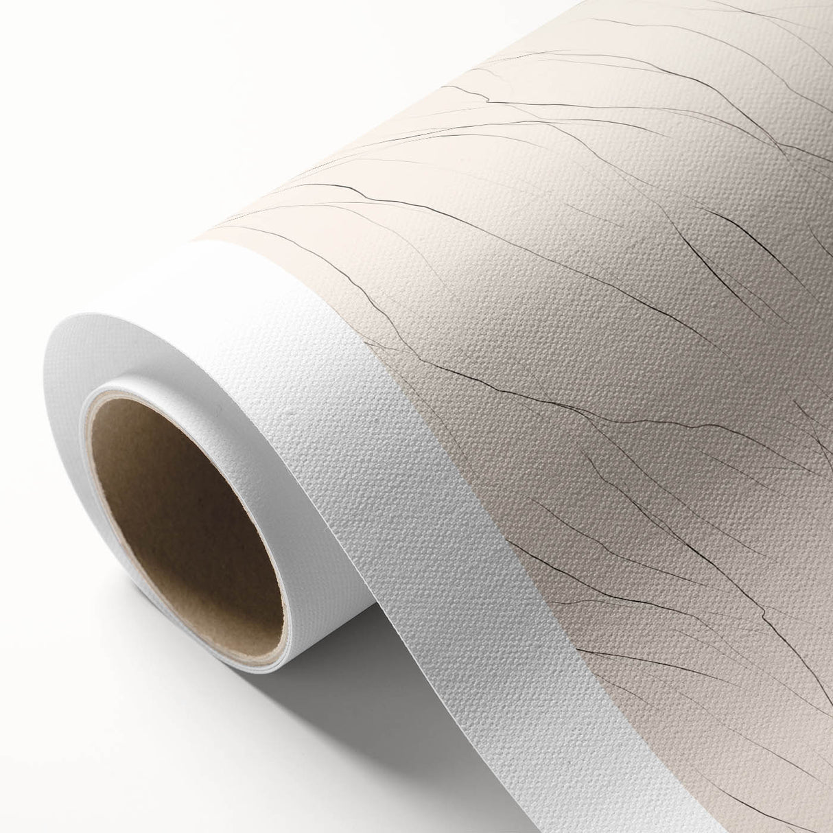 Minimalist Wall Art – Abstract Clean Line Pattern in Neutral Tones