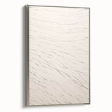 Abstract Minimalist Art – Flowing Line Pattern in Neutral Tones