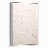 Abstract Minimalist Art – Flowing Line Pattern in Neutral Tones