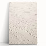 Abstract Minimalist Art – Flowing Line Pattern in Neutral Tones