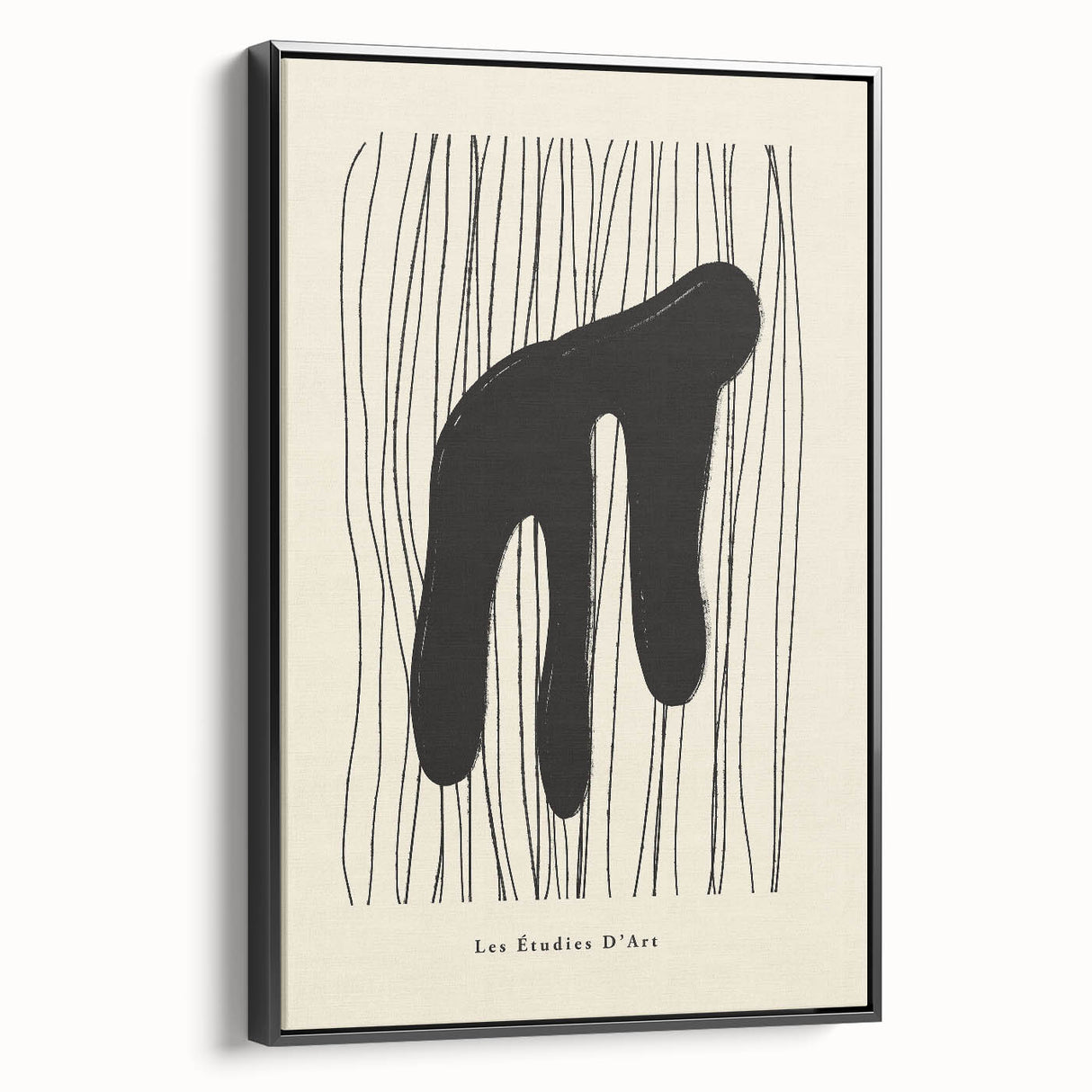 Abstract Minimalist Art – Les Étudies D'Art Bold Organic Form