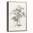 Minimalist Tree Sketch Art – Black and White Nature Drawing
