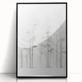 Minimalist Tree Sketch – Forest Scene in Soft Pencil Lines