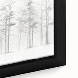 Minimalist Tree Sketch – Forest Scene in Soft Pencil Lines