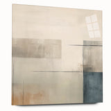 Minimalist Geometric Wall Art – Soft Abstract Design in Neutral Tones