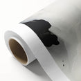 Minimalist Abstract Art - Black and White Flowing Modern Design