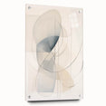 Minimalist Abstract Wall Art - Soft Curved Lines in Neutral Hues