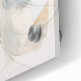 Minimalist Abstract Wall Art - Soft Flowing Curves in Neutral Tones