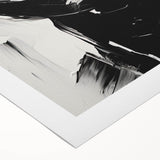 Bold Minimalist Portrait Wall Art - Black and White Abstract Expression