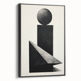 Minimalist Wall Art – Modern Black Geometric Shapes for Simple Home Decor
