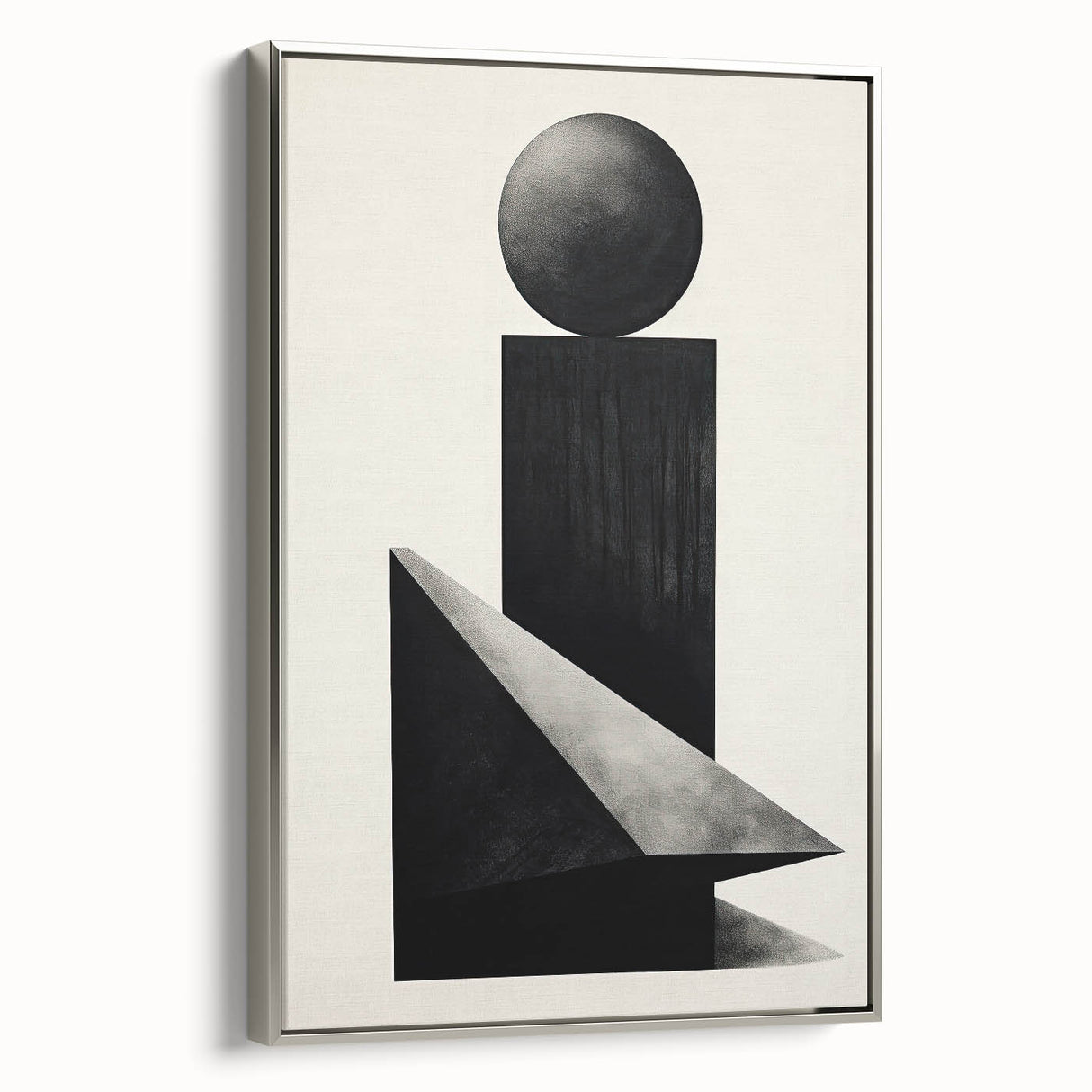 Minimalist Wall Art – Modern Black Geometric Shapes for Simple Home Decor