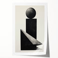 Minimalist Wall Art – Modern Black Geometric Shapes for Simple Home Decor