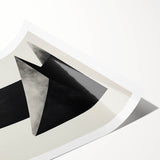 Minimalist Wall Art – Modern Black Geometric Shapes for Simple Home Decor