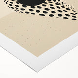 Abstract Minimalist Art: Modern Leopard Geometric Minimalist Wall Art Print