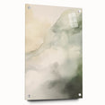 Minimalist Abstract Art: Soft Neutral Tones with Flowing Organic Shapes