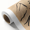 Minimalist Abstract Line Art: Organic Flowing Lines on Neutral Background