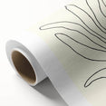 Minimalist Botanical Line Art: Elegant Abstract Leaf Design