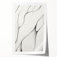 Minimalist Abstract Line Art: Flowing Organic Patterns in Black and White