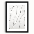 Minimalist Abstract Line Art: Delicate Organic Patterns in Black and White