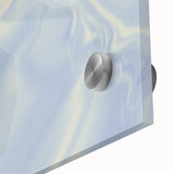 Soft Blue Gradient Nature-Inspired Wall Art with Subtle Textures