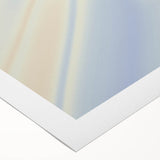 Soft Blue Gradient Nature-Inspired Wall Art with Subtle Textures