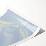 Soft Blue Gradient Nature-Inspired Wall Art with Subtle Textures