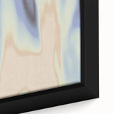 Nature-Inspired Abstract Gradient Wall Art with Blue and Beige Hues