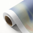 Nature-Inspired Abstract Gradient Wall Art with Blue and Beige Hues