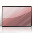 Nature-Inspired Grainy Gradient Wall Art in Soft Pink Tones