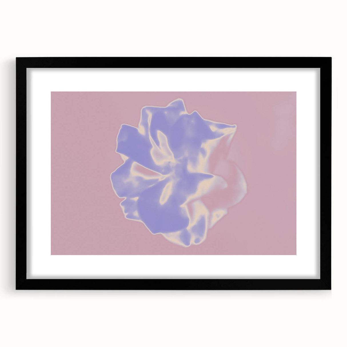 Abstract Nature-Inspired Gradient Flower Art with Soft Pastel Hues