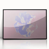 Abstract Nature-Inspired Gradient Flower Art with Soft Pastel Hues