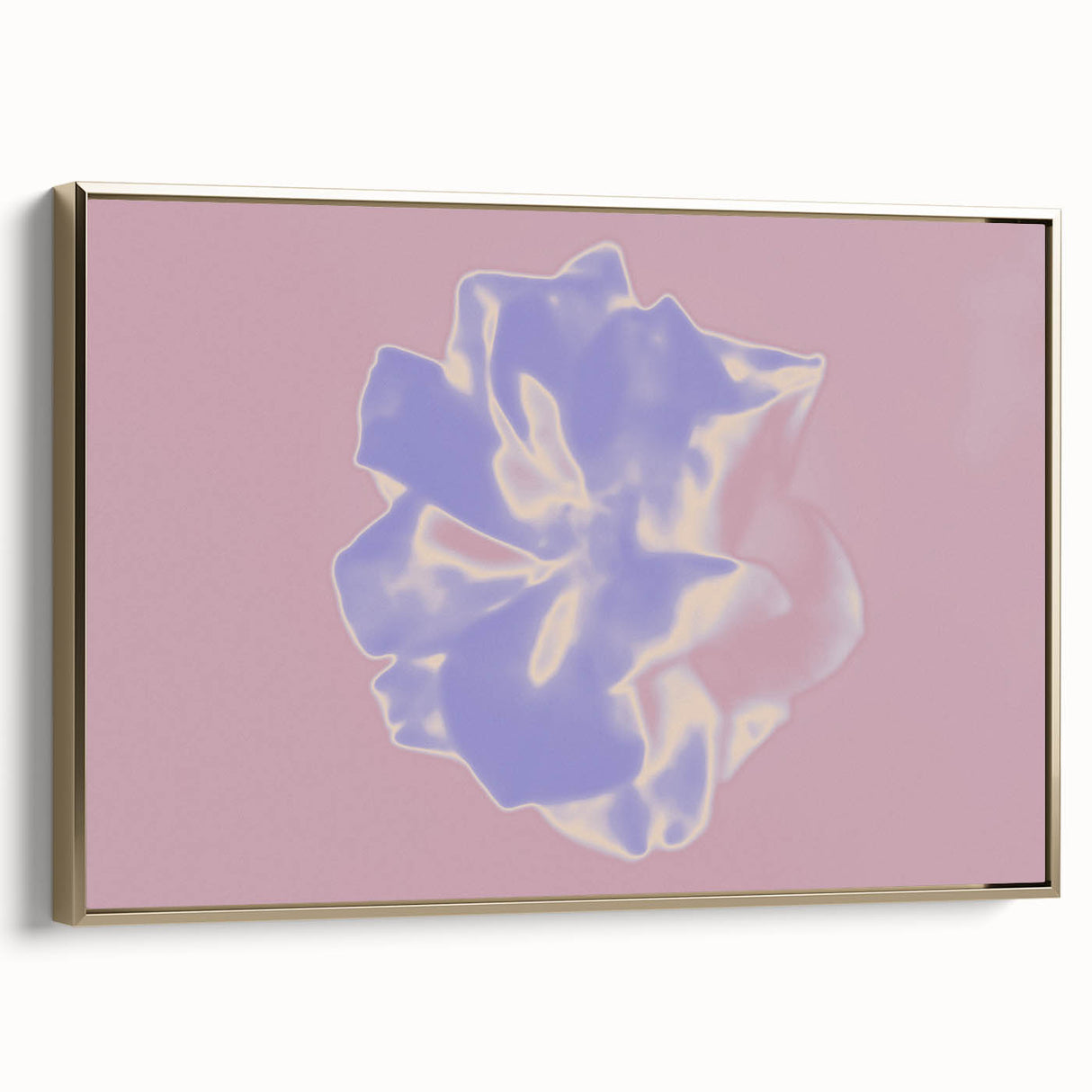 Abstract Nature-Inspired Gradient Flower Art with Soft Pastel Hues