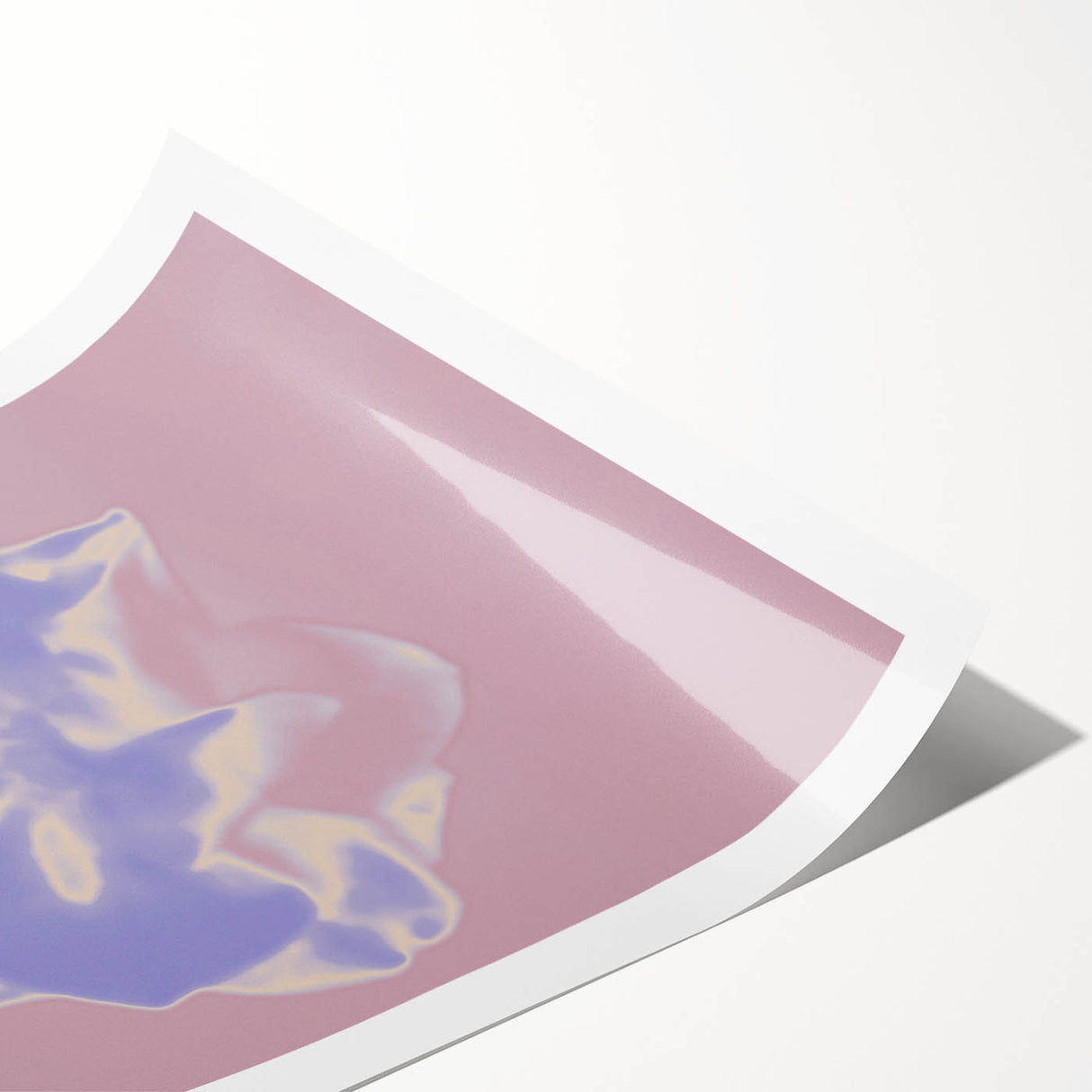 Abstract Nature-Inspired Gradient Flower Art with Soft Pastel Hues