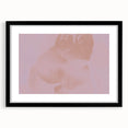 Nature-Inspired Abstract Floral Gradient Art with Soft Pink Tones