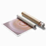 Nature-Inspired Abstract Swirl Wall Art with Soft Beige Gradients