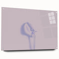 Minimalist Nature-Inspired Wall Art with Subtle Lilac and Gray Hues