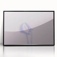 Minimalist Nature-Inspired Wall Art with Subtle Lilac and Gray Hues