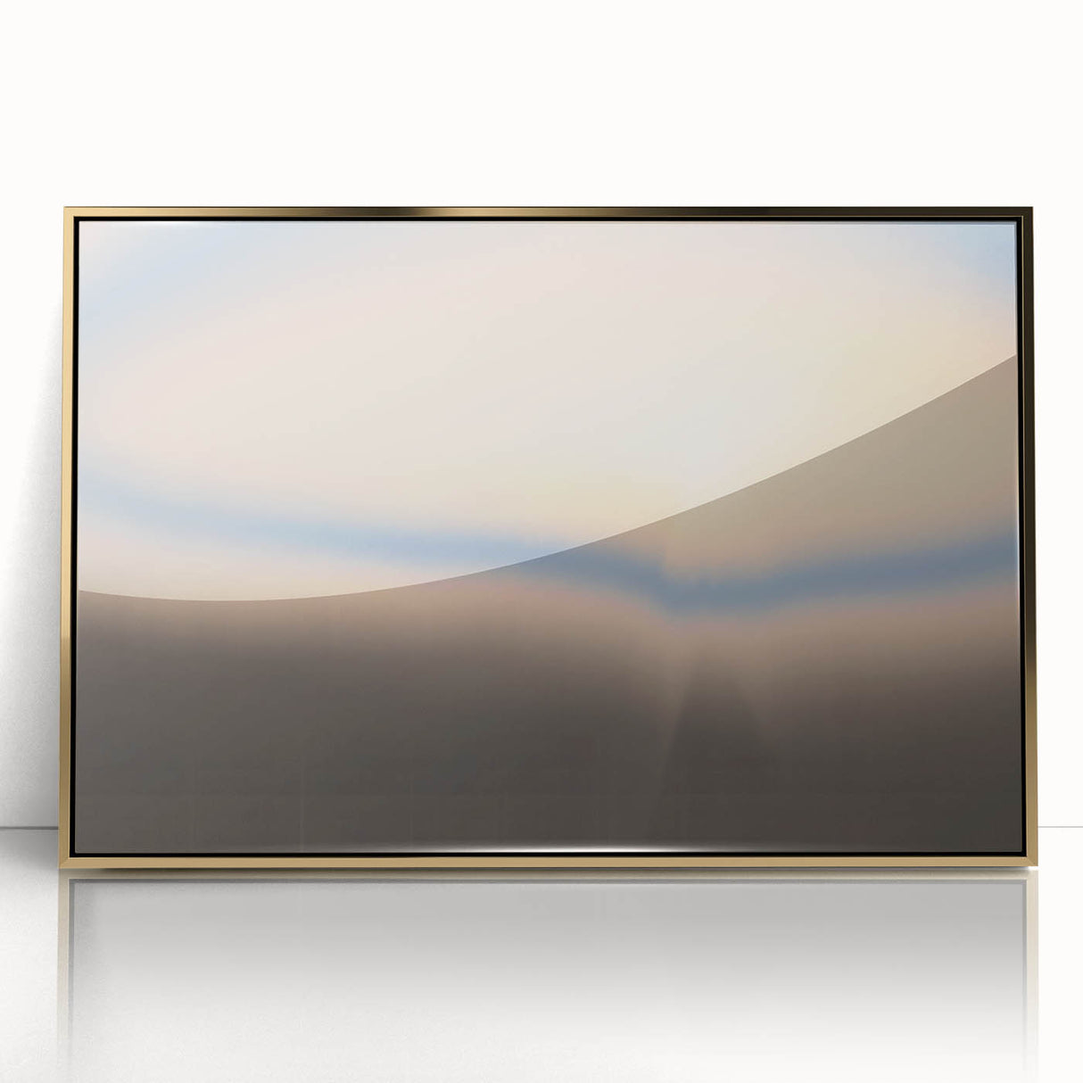 Abstract Nature-Inspired Horizon Art | Grainy Gradient Wall Décor