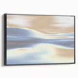Abstract Ocean-Inspired Gradient Art | Textured Coastal Wall Décor