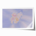 Abstract Butterfly Gradient Art | Nature-Inspired Soft Pastel Wall Décor