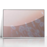 Abstract Pink Gradient Textured Art | Nature-Inspired Modern Wall Décor