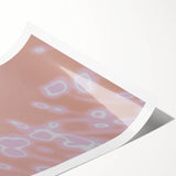 Abstract Pink Gradient Textured Art | Nature-Inspired Modern Wall Décor